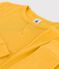 Pijama liso de algodón y lyocell infantil unisex amarillo OCRE