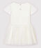 Vestido de celebración de tul de niña blanco MARSHMALLOW/gris ARGENT