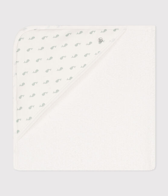 Capa de baño para bebé blanco MARSHMALLOW/ HERBIER