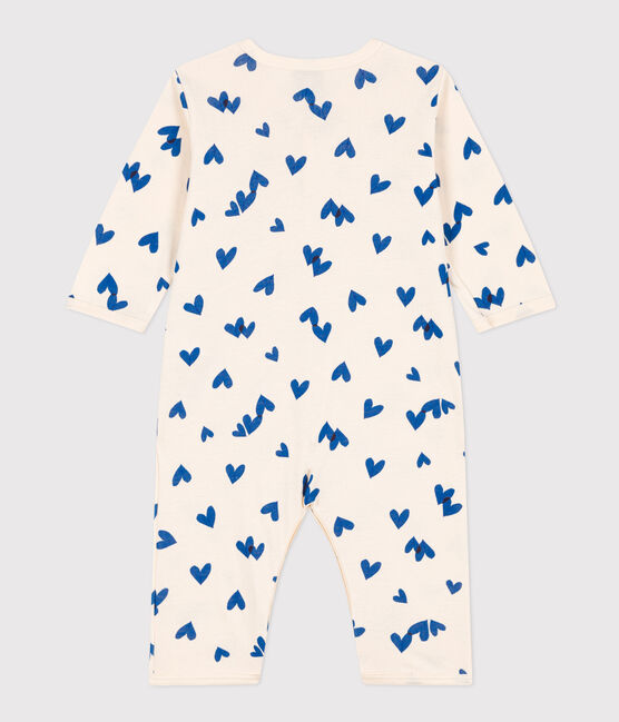 Pijama sin pies de algodón estampado para bebé blanco AVALANCHE/ MEDIEVAL
