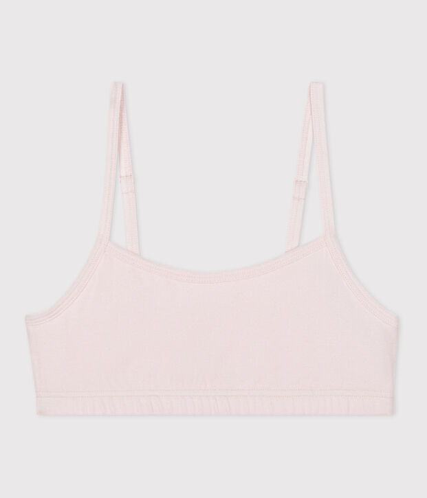Top liso de algod&oacute;n y elastano para mujer FLEUR