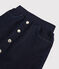 Falda de tejido vaquero de niña azul DENIM BLEU FONCE