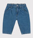 Pantalón de tejido vaquero para bebé