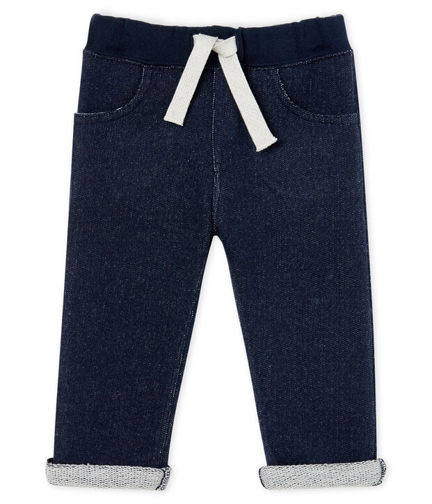 Pantal&oacute;n de mulet&oacute;n para beb&eacute; ni&ntilde;o azul