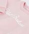 Sudadera de algodón con bordado Petit Bateau para bebé rosa JOLI