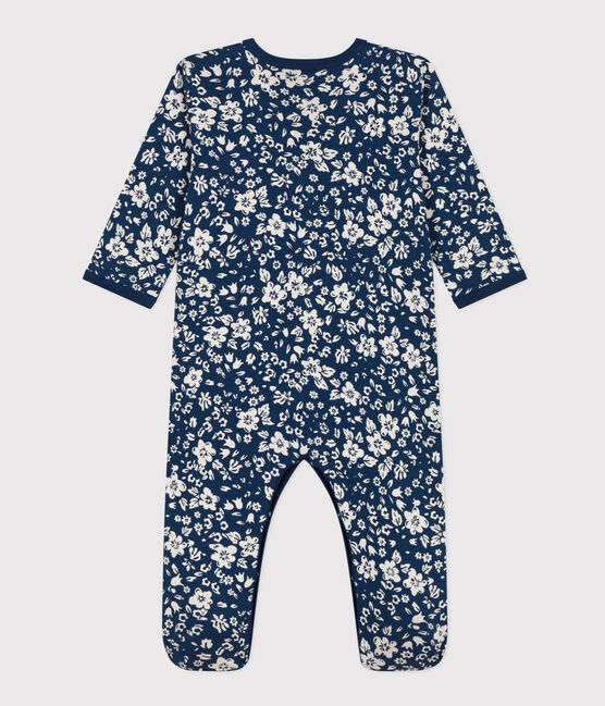 Pijama de algodón con flores para bebé INCOGNITO/ MARSHMALLOW