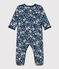 Pijama de algodón con flores para bebé INCOGNITO/ MARSHMALLOW