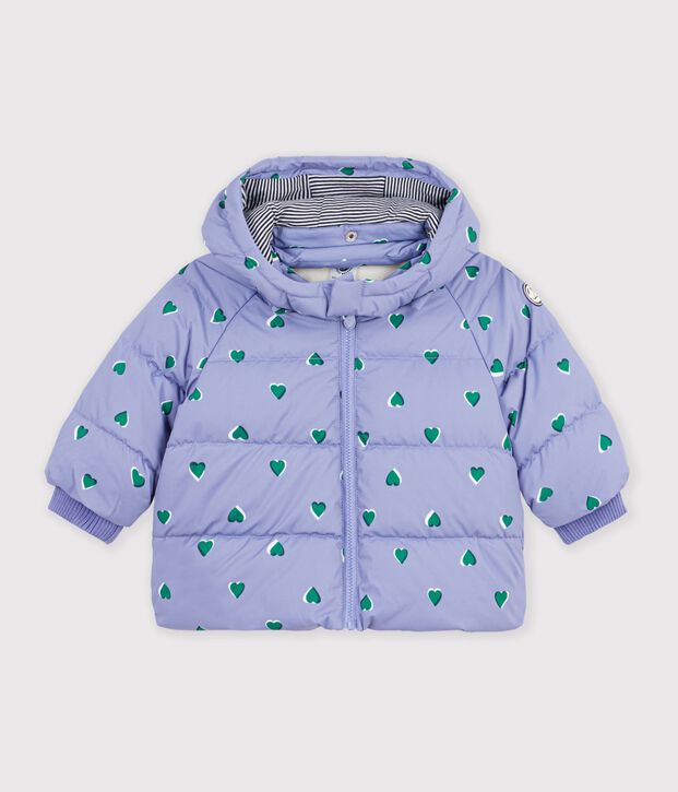 Plum&iacute;fero de poli&eacute;ster con estampado de animal para beb&eacute; violeta/multicolor