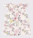 Blusa de manga corta de popelina de niña