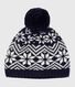 Gorro jacquard de lana para bebé