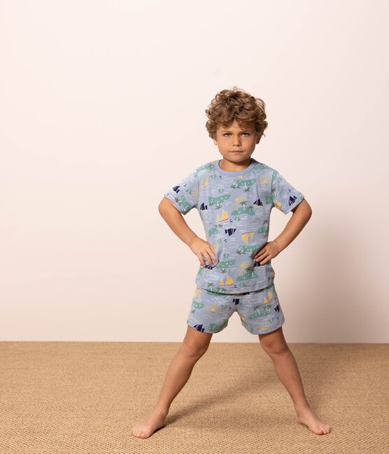 Pijama corto de algodón de explorador de niño/niña ENNEIGE/ MULTICO