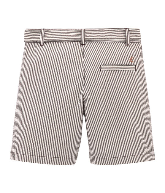 Shorts infantiles para niña rojo VINO/blanco MARSHMALLOW