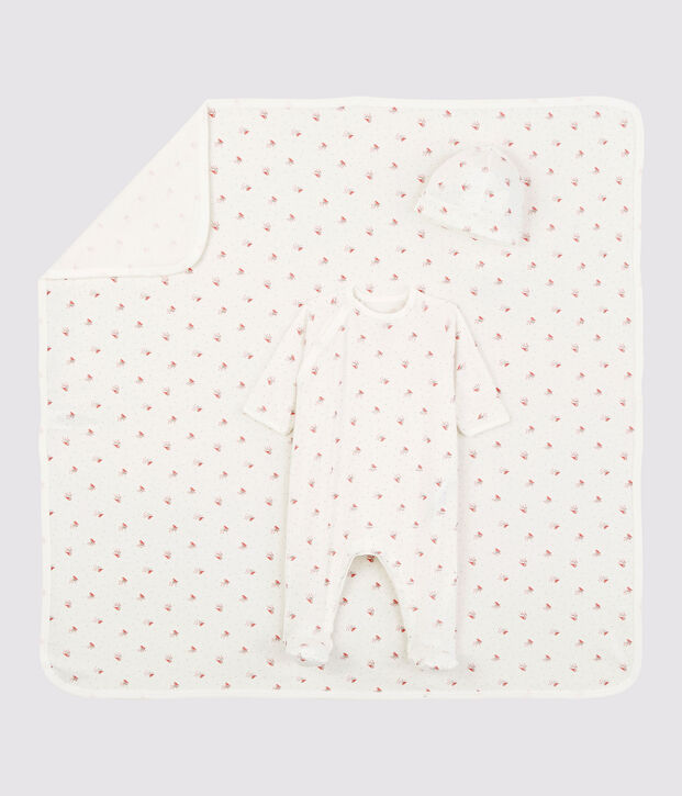 Estuche de regalo de nacimiento de pajarito de beb&eacute; de algod&oacute;n org&aacute;nico multicolor