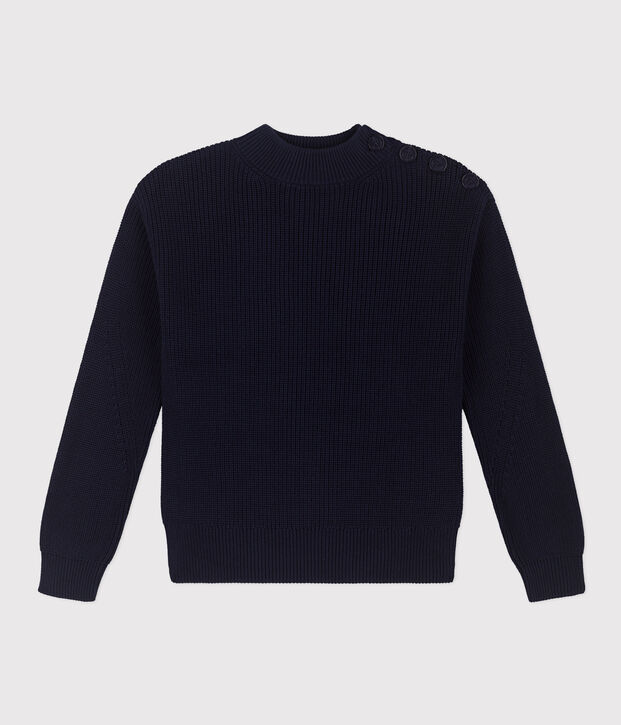 Jersey de punto ingl&eacute;s de algod&oacute;n para mujer SMOKING