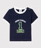 Camiseta de manga corta para bebé niño azul SMOKING
