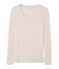 Camiseta manga larga de algodón ligero para mujer rosa FLEUR