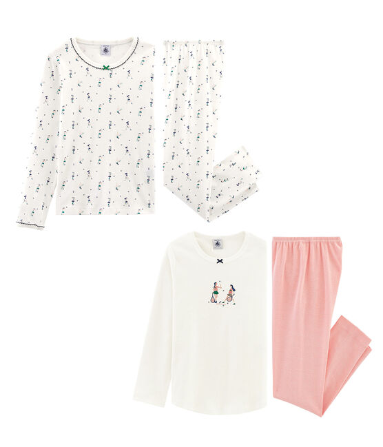 Lote de 2 pijama para niña pequeña variante 1