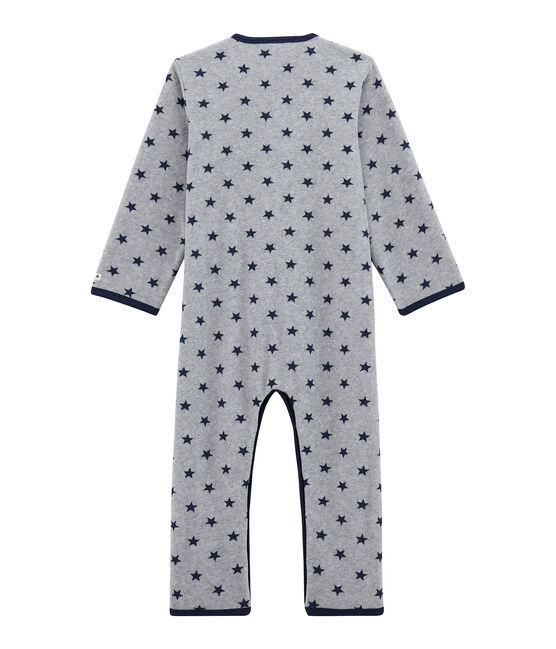 Buzo de polar para niño pequeño gris SUBWAY/azul LOGO