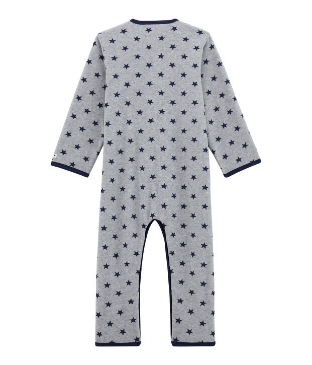 Buzo de polar para ni&ntilde;o peque&ntilde;o gris/azul