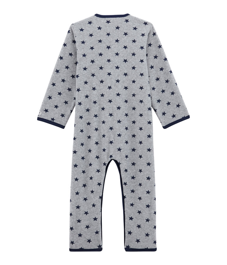 Buzo de polar para ni&ntilde;o peque&ntilde;o gris SUBWAY/azul LOGO