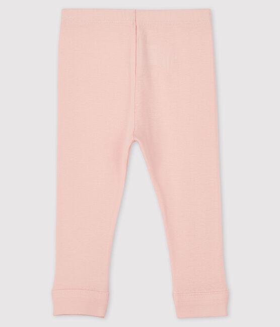 «Leggings» de algodón de bebé rosa MINOIS
