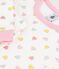 Pijama infantil muy ajustado de algod&oacute;n con estampado blanco/multicolor