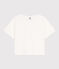 Camiseta LA BOXY de algodón de mujer blanco MARSHMALLOW