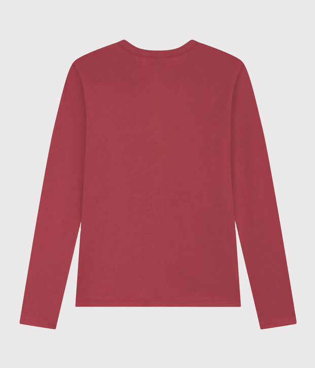 Camiseta L'ICONIQUE de algod&oacute;n con cuello redondo para mujer rosa