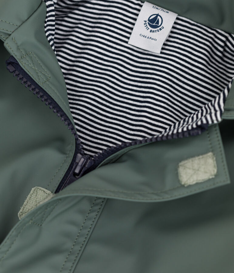 CHUBASQUERO IC&Oacute;NICO RECICLADO DE BEB&Eacute; verde THUYA