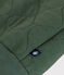 Chaqueta de punto de túbico acolchado para bebé verde CROCO
