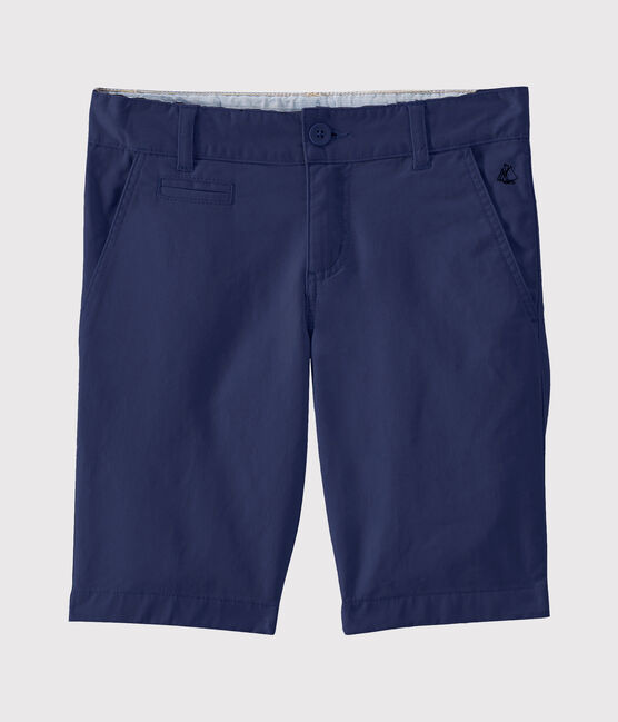 Bermudas de sarga de niño azul SMOKING