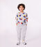 Pantalón infantil de jogging liso de algodón gris FUMEE CHINE