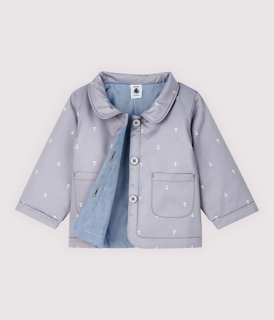 Chaqueta de celebración de sarga irresistible de bebé niño gris CONCRETE/blanco MARSHMALLOW