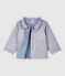 Chaqueta de celebración de sarga irresistible de bebé niño gris CONCRETE/blanco MARSHMALLOW