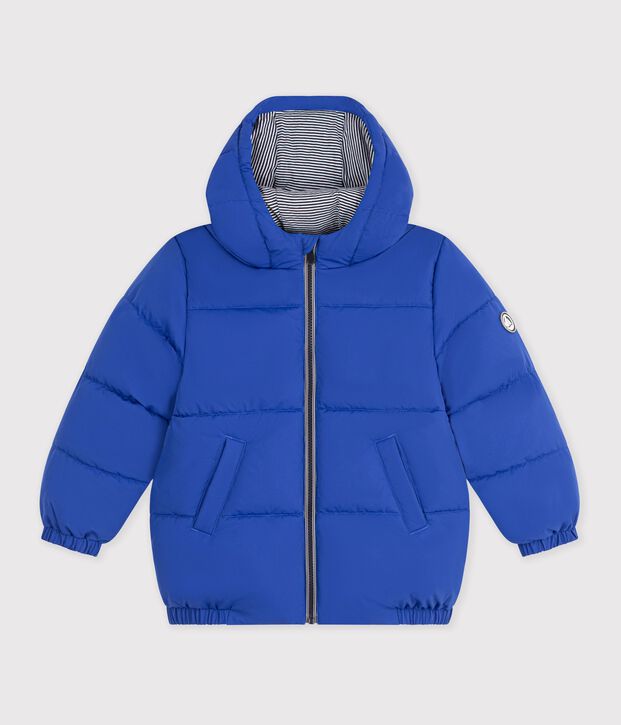Plum&iacute;fero infantil liso azul