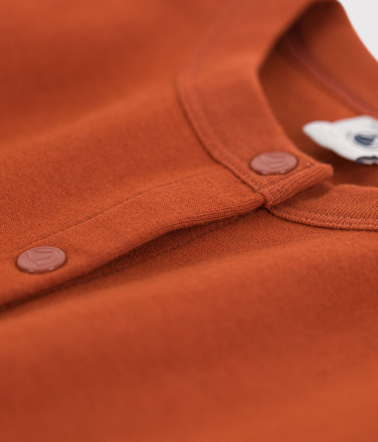 C&aacute;rdigan de algod&oacute;n para ni&ntilde;a marron