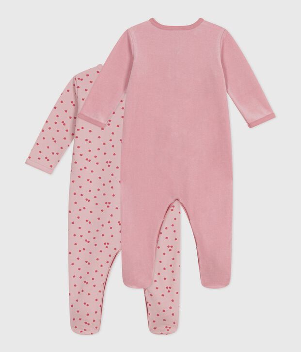 Juego de pijamas de algod&oacute;n estampado para beb&eacute; multicolor