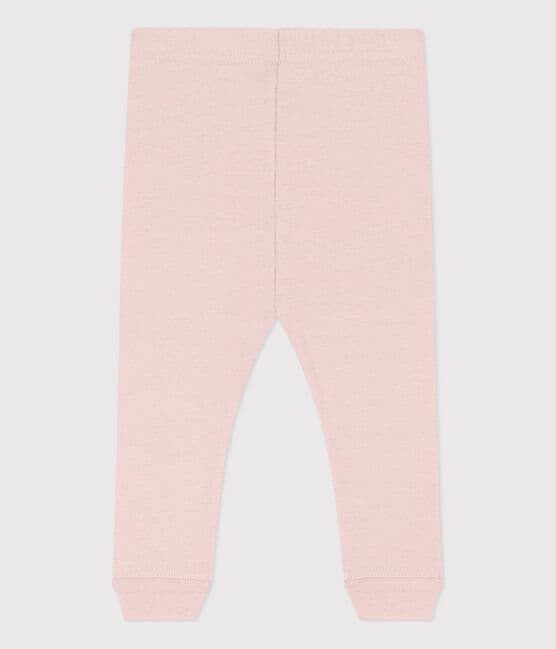 Leggings de algodón para bebé rosa SALINE