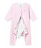 El Bodi pijama bebé mixto rosa VIENNE/blanco ECUME