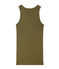 Camiseta sin mangas para mujer en punto original verde LITOP