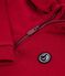 Sudadera infantil de algodón liso con cremallera AMARANTE