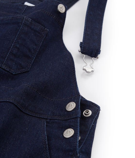 Vestido peto infantil para niña azul MEDIEVAL/beige ECRU