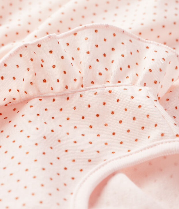 Vestido sin mangas para beb&eacute; ni&ntilde;a de punto rosa/rosa