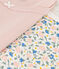 Juego de 2 camisetas de algodón de manga corta con flores para niña variante 1