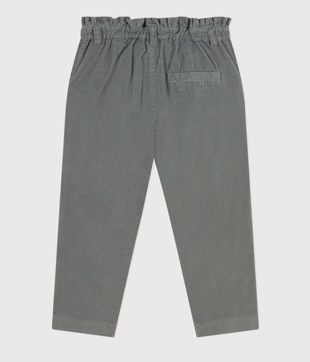 Pantal&oacute;n recto de terciopelo para ni&ntilde;a THUYA
