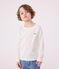 Camiseta de manga larga de punto para niño/a blanco MARSHMALLOW