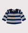 Sudadera de punto grueso para bebé azul MEDIEVAL/ MONTELIMAR