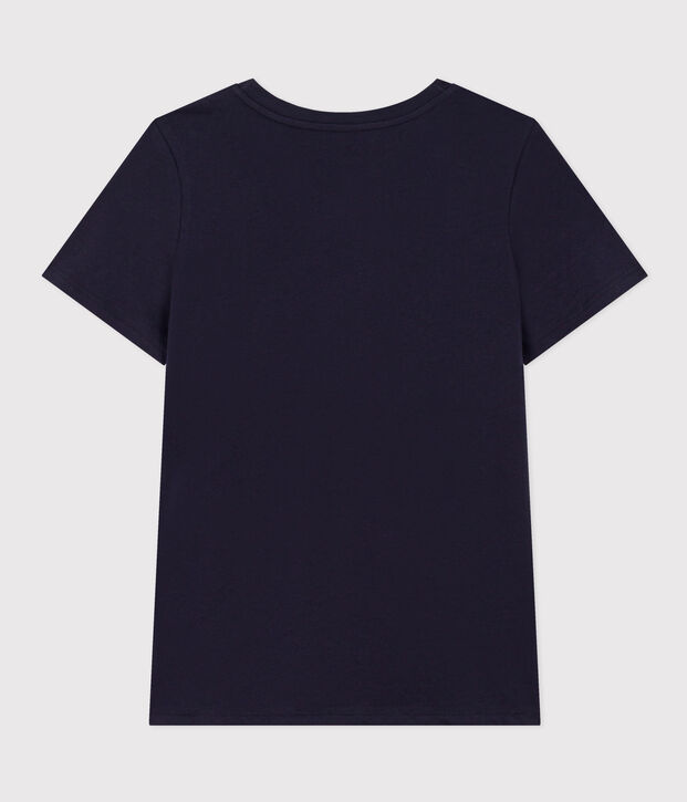 Camiseta LA RECTA de algod&oacute;n con cuello redondo para mujer SMOKING