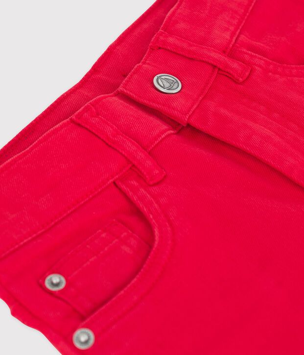 Pantal&oacute;n vaquero de ni&ntilde;a / ni&ntilde;o rojo