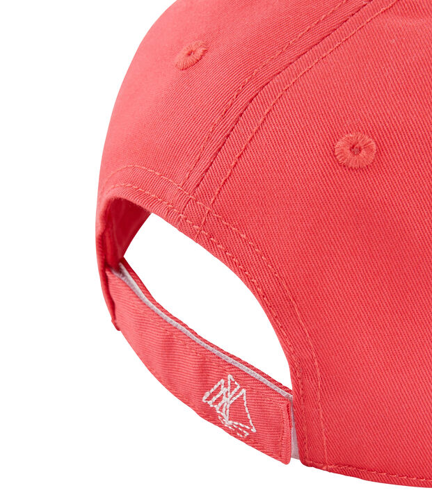 Gorra de sarga ni&ntilde;a rosa